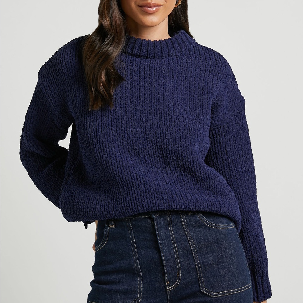 Navy Blue Women's Sweater